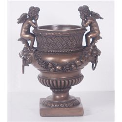 "ANGEL AND LION URN"