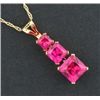 Image 1 : CREATED RUBY JOURNEY PENDANT 10KY