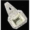 Image 1 : 3 CTW CITRINE & DIAMOND PENDANT 10KW