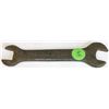 Image 1 : Dbl. Open End Wrench , 19/32"-11/16",  Made in U.S.A. / Drop Forged