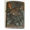 Image 1 : Zippo Style Butane Lighter w/ Eagle, sparks