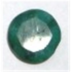 6.35 CARAT EMERALD ROUND CUT/FACETED & POLISHED GEMSTONE!! GEMSTONE CAME OUT OF SAFE BOX!!