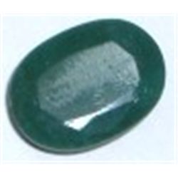 12.55 CARAT EMERALD OVAL CUT/FACETED & POLISHED GEMSTONE!! GEMSTONE CAME OUT OF SAFE BOX!!