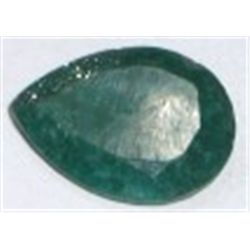 10.85 CARAT EMERALD PEAR CUT/FACETED & POLISHED GEMSTONE!! GEMSTONE CAME OUT OF SAFE BOX!!