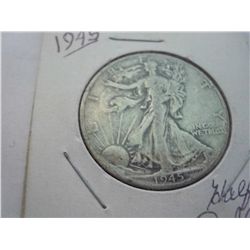 1945 WALKING LIBERTY HALF DOLLAR F-12