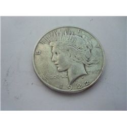 1922 SILVER PEACE DOLLAR