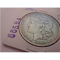 1894-S Morgan Dollar F-12