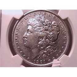 1901 Morgan Dollar XF Details NGC