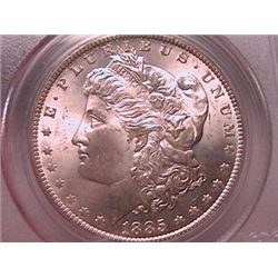 1885-O Morgan Dollar Gem MS65 PCGS