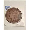 Image 1 : 1883-CC MORGAN SILVER DOLLAR