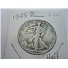 Image 1 : 1945-D WALKING LIBERTY HALF DOLLAR F-12