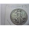 Image 1 : 1943 WALKING LIBERTY HALF DOLLAR F-12
