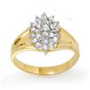 Image 1 : Natural 0.25 ctw Diamond Ring 10K Yellow Gold