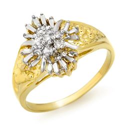Natural 0.10 ctw Diamond Ring 10K Yellow Gold