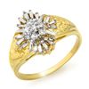 Image 1 : Natural 0.10 ctw Diamond Ring 10K Yellow Gold