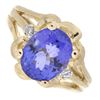 Image 1 : Appraised at $5,731.00 Tanzanite Diamond Gold 14K Ring