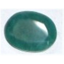 5.70 CARAT *HUGE* BEAUTIFUL EMERALD *OVAL CUT/FACETED & POLISHED* GEMSTONE!! GEM CAME OUT OF SAFE!!