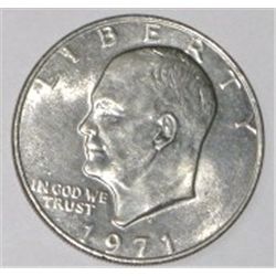 1971-D EISENHOWER "IKE" DOLLAR!! COIN CAME OUT OF SAFE DEPOSIT BOX*!!