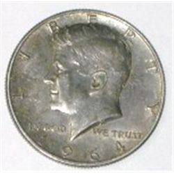 1964 KENNEDY HALF DOLLAR *90% SILVER*!! SILVER HALF DOLLAR CAME OUT OF SAFE DEPOSIT BOX*!!