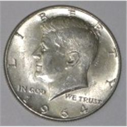 1964 KENNEDY HALF DOLLAR *90% SILVER-AU HIGH GRADE*! SILVER HALF DOLLAR CAME OUT OF SAFE DEPOSIT BOX