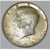 Image 1 : 1966 SILVER KENNEDY HALF DOLLAR *NICE TONED*!! SILVER HALF DOLLAR CAME OUT OF SAFE DEPOSIT BOX*!!