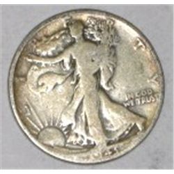 1943-D 90% SILVER WALKING LIBERTY HALF DOLLAR *NICE EARLY HALF DOLLAR*!!