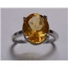 Image 1 : 3.050g Ring of Citrine Sterling Silver