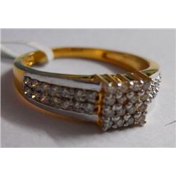 3.493g Ring in 14kt 3.385g Gold,0.54 Ctw Diamond