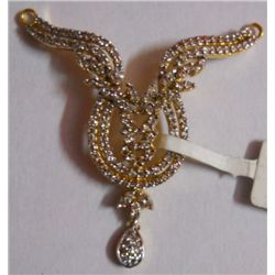 5.339g Pendant in 14kt 5.059g Gold,1.4 Ctw Diamond
