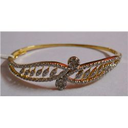 9.28g Bracelet in 14kt 8.81g Gold,2.35 Ctw Diamond