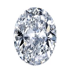 EGL CERT. OVAL DIAMOND 0.5 CTW H/VS2