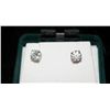 Image 2 : 14K GOLD DIAMOND SOLITAIRE EARRINGS