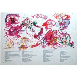 Alechinsky Original Lithograph, 1964