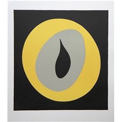 Jean Arp Original Woodcut "Soleil Recercle" - Dada Art