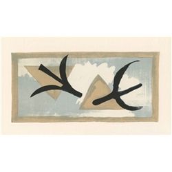 Georges Braque Lithograph  Oiseau 