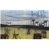 Image 1 : Buffet Original Lithograph "A Small Beach"