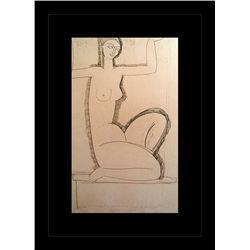 Amedeo Modigliani Erotic Sketch Lithograph