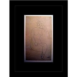 Amedeo Modigliani Erotic Sketch Lithograph