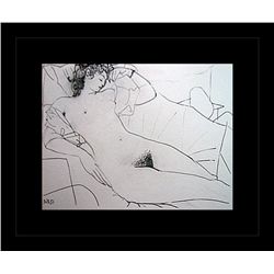 Pablo Picasso Erotic Sketch Lithograph
