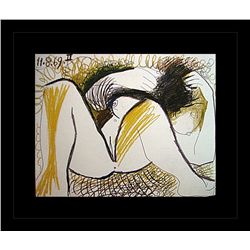 Pablo Picasso Erotic Sketch Lithograph