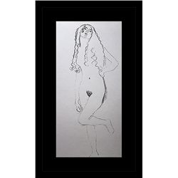 Gustav Klimt Erotic Sketch Lithograph