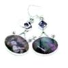 Image 1 : Charoite & Amethyst Earrings