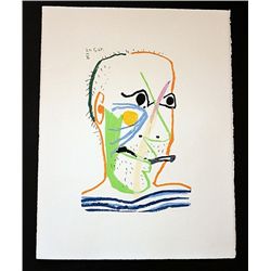 PICASSO 1970 LE GOUT DE BONHEUR LITHOGRAPH