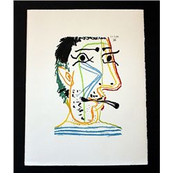 PICASSO 1970 LE GOUT DE BONHEUR LITHOGRAPH