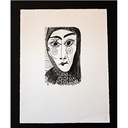 PICASSO 1970 LE GOUT DE BONHEUR LITHOGRAPH