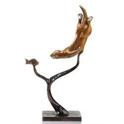 SEA OTTER BRONZE SCULPTURE