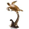 Image 1 : SINGLE TURTLE BRONZE SCULPTURE
