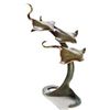 Image 1 : TRIPLE STING RAYS BRONZE SCULPTURE