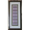 Image 1 : AGAM HAND SIGNED "BLUE VERTICAL ORCHESTRATION" GOLD EDITION
