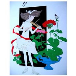 Phillipe Noyer SYMPHONY TE A GARANIUM Hand Signed Limited Ed. Lithograph